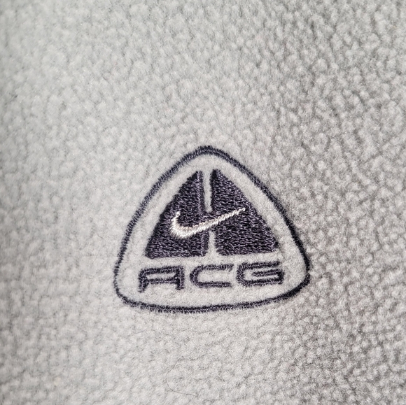 👕🌶 Vintage Y2K Nike ACG Therma-Fit Fleeced Full Zip Jacket - Picture 3 of 12